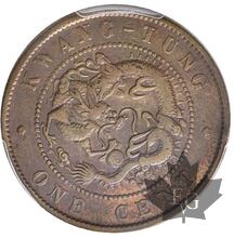 CHINA-Kwangtung 1 Cash, 1900-1906-PCGS XF45