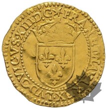 FRANCE-1616 B-Écu d&#039;or, Rouen-Louis XIII-TTB