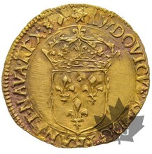 FRANCE-1640 &amp;-Écu d&#039;or-Louis XIII 1610-1643-presque Superbe