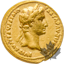 Rome-Aureus-Augustus-27-14 avant J.C. -Lugdnum-TTB-SUP