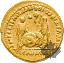 Rome-Aureus-Augustus-27-14 avant J.C. -Lugdnum-TTB-SUP