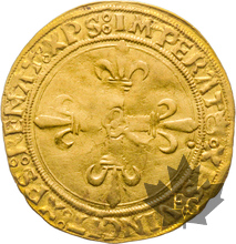 FRANCE-Ecu d&#039;or du Dauphiné-François 1er (1515-1547)-Cremieu-TTB