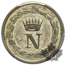 ITALIE-1811 M- 10 CENTIMES Napoléon-PCGS AU58