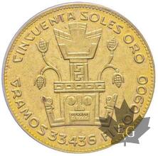 PERU-1931-50 SOLES INCA-PCGS MS62