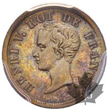 FRANCE-1831-Épreuve en argent de 1 franc-PCGS SP58