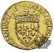 FRANCE-Écu d’or au soleil -François 1er(1515-1547)-Bayonne-TTB+