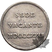 VATICAN-Sede Vacante 1823-Médaille-TTB-Très rare