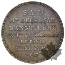FRANCE-1817-Module de 5 Francs -PCGS SP55