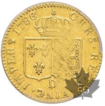 FRANCE-1788 D-Louis d&#039;or à la tête nue, 2ème sem-PCGS AU55