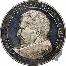 YUGOSLAVIE-1968-50 DINARA-25 anniversaire République-NGC PROOF68