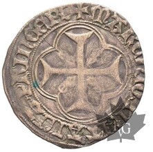 ITALIE-Doppio Bianco-Ludovico 1440-1465-TTB