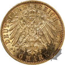 ALLEMAGNE-1903A-Prussia-10 MARK-NGC AU55