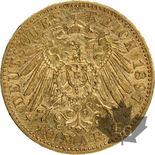 ALLEMAGNE-1897A-Prussia-10 MARK-NGC XF45