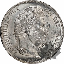 FRANCE-1834W-5 FRANCS-LOUIS PHILIPPE-NGC MS61