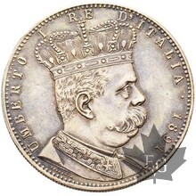 ITALIE-1891-Colonia Eritrea-Tallero da 5 Lire-Superbe