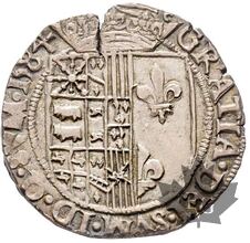 FRANCE-1584-Franc-Henry III 1574-1589-TTB