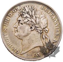 GRANDE BRETAGNE-1821-Silver Crown-TTB