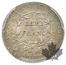 FRANCE-AN XI A-Premier Consul 1799-1804-PCGS DETAIL