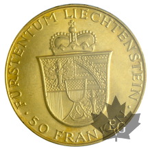 Liechtenstein-1956-50 FRANCS-PCGS MS64