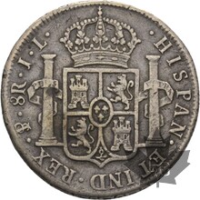 BOLIVIE-1825-8 REALES-FERNANDO VII-TB