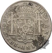 MEXIQUE-1821-8 REALES-FERNANDO VII-TB