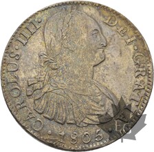 MEXIQUE-1805-8 REALES-CAROLUS IIII-SUP