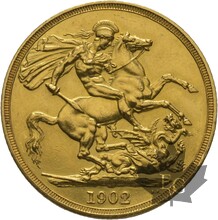 GRANDE BRETAGNE-1902-2 Pounds-Edward VII-TTB-SUP