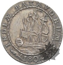 INDONESIE-1802-East Indies-1/4 Gulden-TTB-SUP