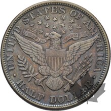USA-1901-Barber HALF DOLLAR-Superbe