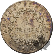 FRANCE-1815-5 FRANCS-NAPOLEON I-TB