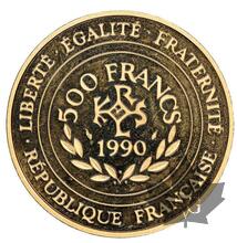 FRANCE-500 Francs-70 Écus-Charlemagne-NGC PROOF 69