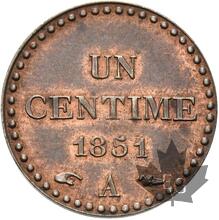 FRANCE-1848-IIe République-1 CENTIME-PCGS MS64 BN