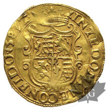 Italie-1583-Doppia-II type-Carlo Emanuele I 1580-1630TB-TTB-Rare
