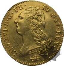 FRANCE-1786 D-Double Louis d&#039;or-Louis XVI-pr SUP