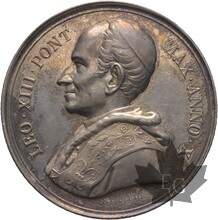 Vatican-1887-Médaille-Leo XIII 1878-1903-SUP