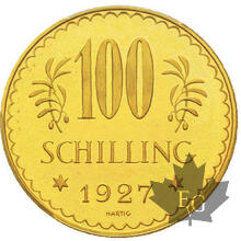AUTRICHE-1927-100 Schilling-PCGS PL64