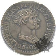 Italie-1807-1 Franc-Lucca PCGS AU50