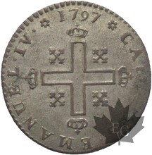 SAVOIE-1797-Soldo-CARLO EMANUELE IV-TTB