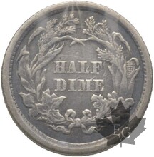 USA-1861-1/2 DIME-TTB