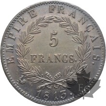 FRANCE-1813 A-5 FRANCS-NAPOLEON I-pr SUP