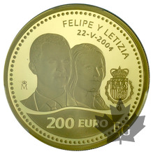ESPAGNE-2004-200 EURO-PCGS PROOF 70 DCAM