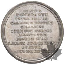 FRANCE- Consulat-Médaille-République Italienne-Superbe et Rare