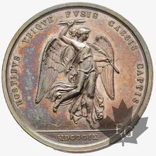 FRANCE-1809-Médaille bataille de Wagram-Superbe