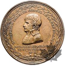 FRANCE-Bonaparte Premier Consul, Médaille AN VIII-Superbe