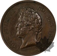 FRANCE-COLONIES-1839-10 centimes Francs -NGC MS64 BN