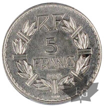 FRANCE-1933-5 FRANCS-Lavrillier-PCGS SP65