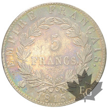 FRANCE-1815-5 FRANCS-NAPOLEON I-presque TTB