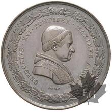 VATICAN-Médaille en bronze-Gregorius XVI 1831-1846-SUP Rare