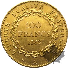 FRANCE-1882-100 FRANCS-Troisième République-SUP