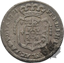 Italie- 1791-10 Soldi-Piacenza-Ferdinando I di Borbone-pr TTB